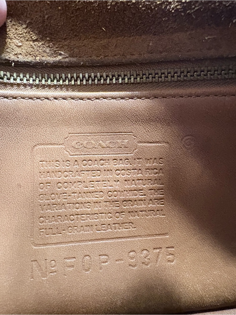 Vintage Coach pocket purse - Picture 9 of 10